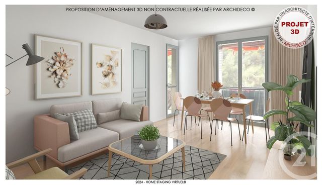 Appartement T3 à vendre - 3 pièces - 73.0 m2 - MARSEILLE - 13008 - PROVENCE-ALPES-COTE-D-AZUR - Century 21 Can Transactions