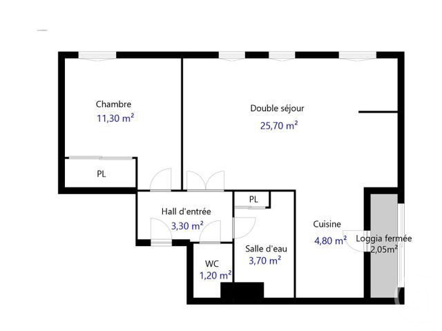 Appartement T3 à vendre - 3 pièces - 50.0 m2 - MARSEILLE - 13008 - PROVENCE-ALPES-COTE-D-AZUR - Century 21 Can Transactions